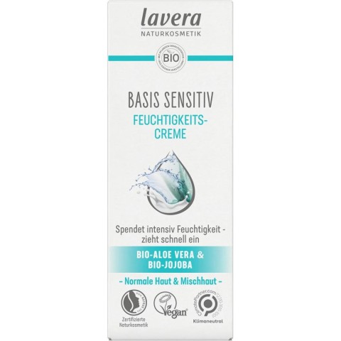 Lavera, Crema hidratanta sensitiv cu aloe vera bio si jojoba bio pentru ten normal - 50 ml, biomag.ro