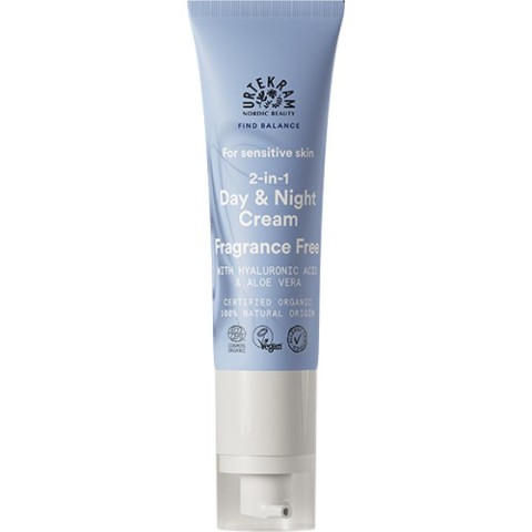 Ingrijirea fetei si buzelor, Crema sensitiv 2 in 1 fara parfum pentru zi si noapte - 50 ml, biomag.ro