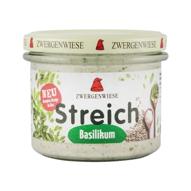 Crema tartinabila bio vegetala cu busuioc, 180g