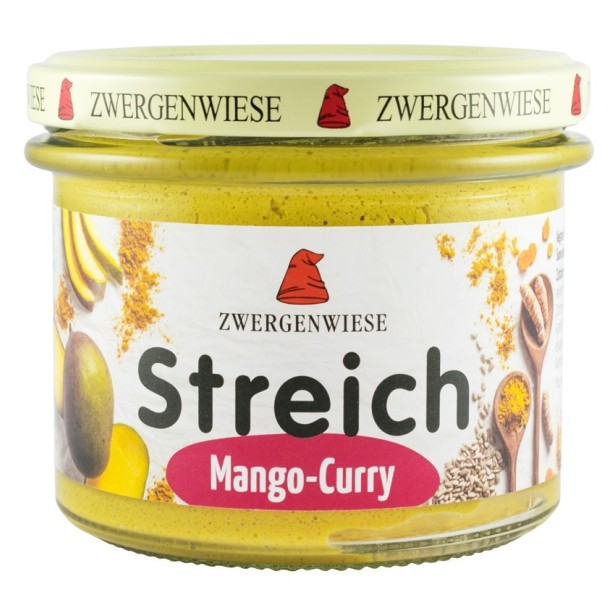 Crema tartinabila bio vegetala cu mango si curry, 180g