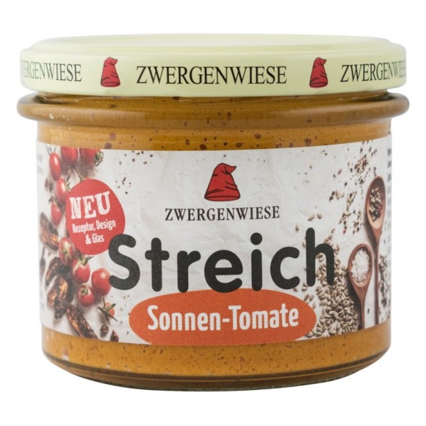 Crema tartinabila bio vegetala cu rosii si seminte de floarea soarelui, 180g