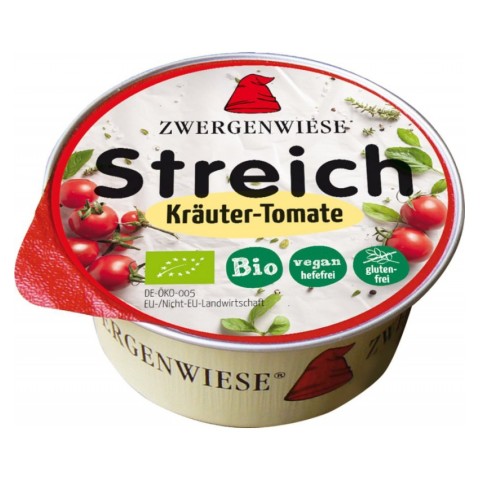 Zwergenwiese, Crema tartinabila bio vegetala cu rosii si verdeturi 50g, biomag.ro