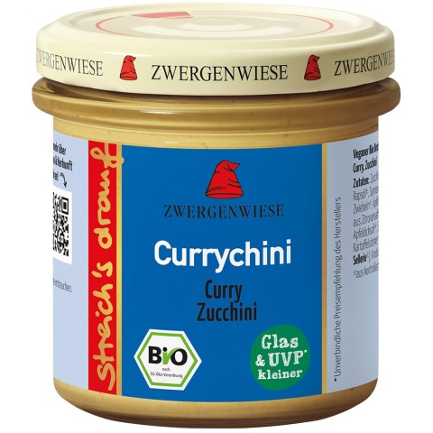 Zwergenwiese, Crema tartinabila bio cu curry si zucchini fara gluten - 135 g, biomag.ro