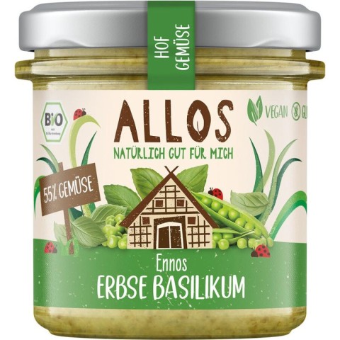 Pagina 2 Pateu bio si creme vegetale, Crema tartinabila cu mazare si busuioc - 135 g, biomag.ro