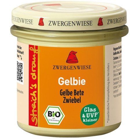 Zwergenwiese, Crema tartinabila bio cu sfecla galbena si ceapa fara gluten - 135 g, biomag.ro