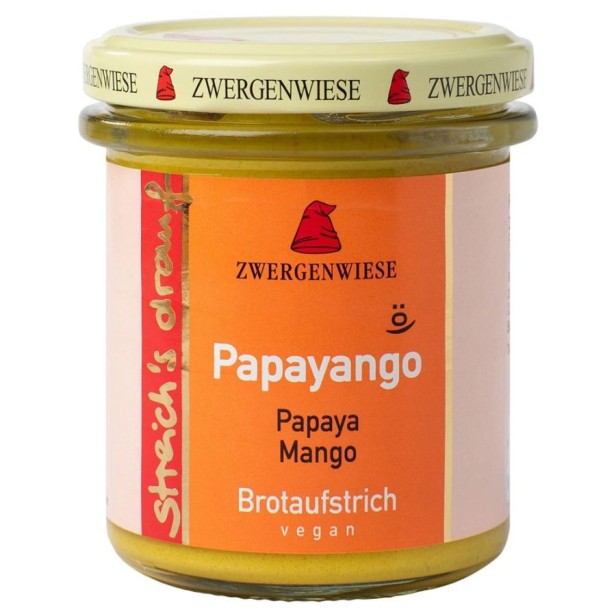 Crema tartinabila vegetala papayango cu papaya picanta si mango - 160 g