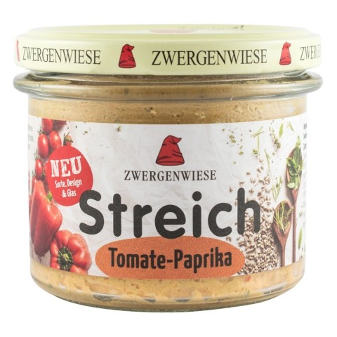 Conserve, pateuri, Pate vegetal cu tomate si ardei - 180 g, biomag.ro