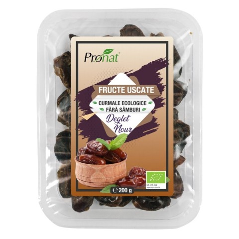 Fructe uscate, Curmale bio fara samburi, 200g, biomag.ro