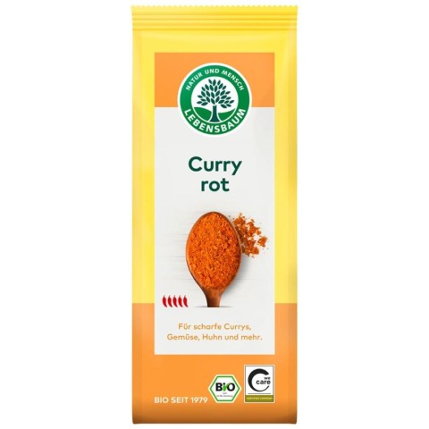 Lebensbaum, Curry rosu picant bio - 50 g, biomag.ro