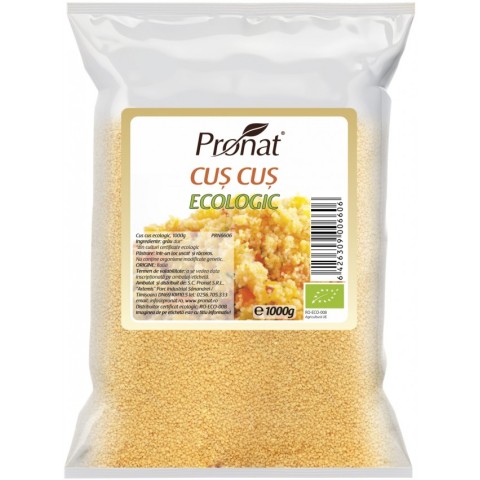Pronat Foil Pack, Cus cus bio, 1000g, biomag.ro