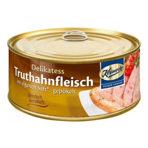 Produse din carne, Delicatesa din carne de curcan in suc propriu, 300g keunecke, biomag.ro