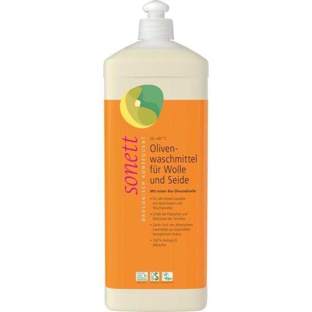 Detergent ecologic cu masline pentru lana si matase - 1 l