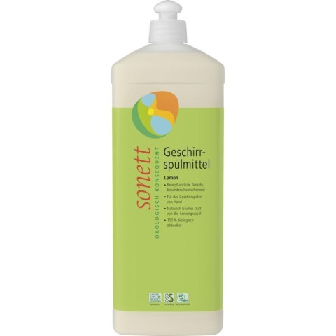 Detergent ecologic pentru spalat vase cu lamaie bio - 1 l Detergenti bio de vase, Detergent ecologic pentru spalat vase cu lamaie bio - 1 l, biomag.ro