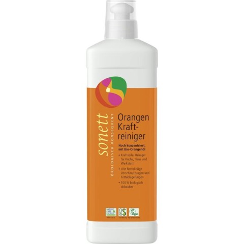 Sonett, Detergent ecologic universal concentrat cu ulei de portocale - 500 ml, biomag.ro