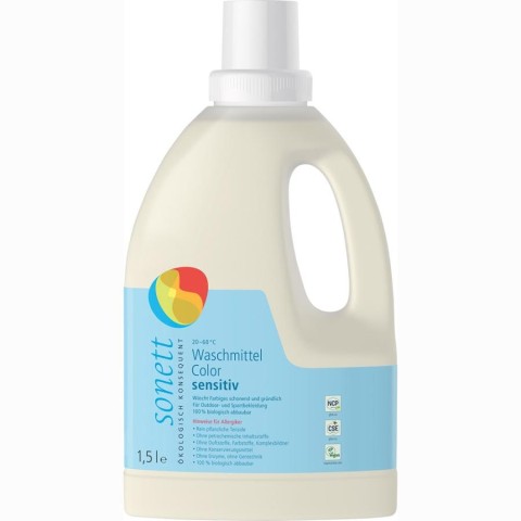 Detergenti pentru alergici, Detergent lichid pentru rufe colorate pentru alergici - 1.50 l, biomag.ro