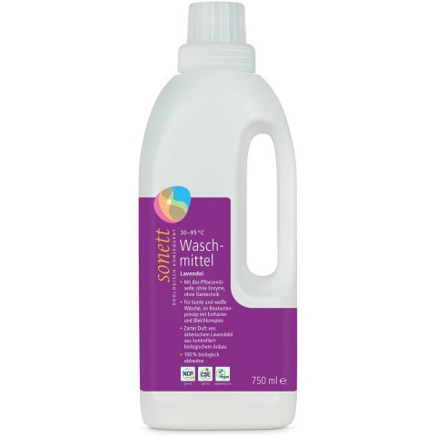 Detergent ecologic pentru rufe, Detergent lichid universal cu lavanda bio - 750 ml, biomag.ro