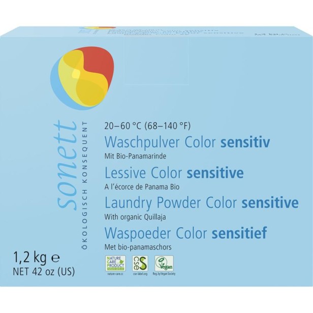 Detergent pudra pentru rufe colorate sensitiv  - 1.20 kg