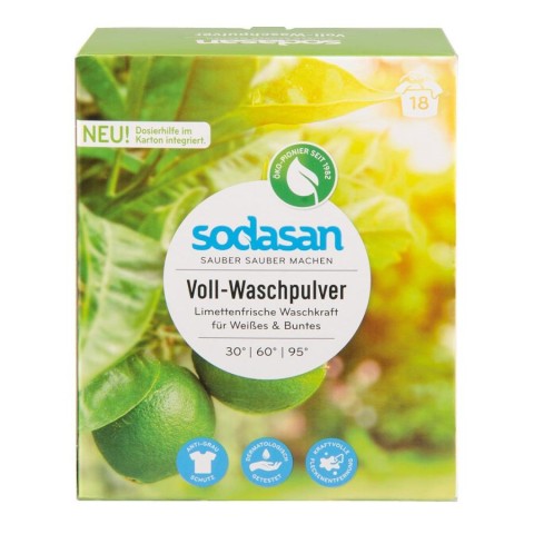 Detergent ecologic pentru rufe, Detergent pudra universal cu lime - 1.01 kg, biomag.ro