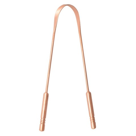 Igiena orala, Dispozitiv ayurvedic din cupru pentru curatarea limbii, forrest &, biomag.ro