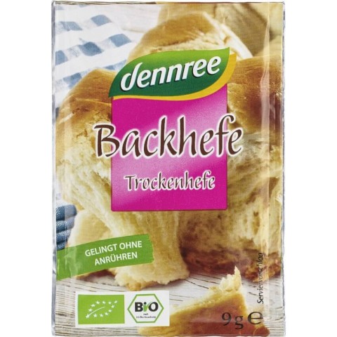 Dennree, Drojdie bio uscata - 27 g, biomag.ro