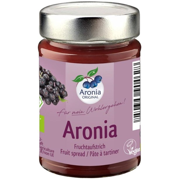 Dulceata bio de aronia cu sirop de agave - 200 g