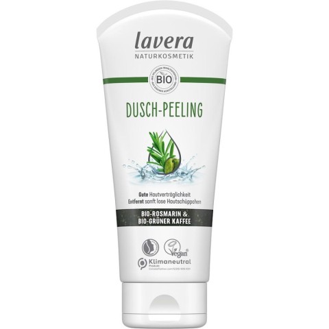 Lavera, Gel de dus bio cu peeling, 200ml, biomag.ro
