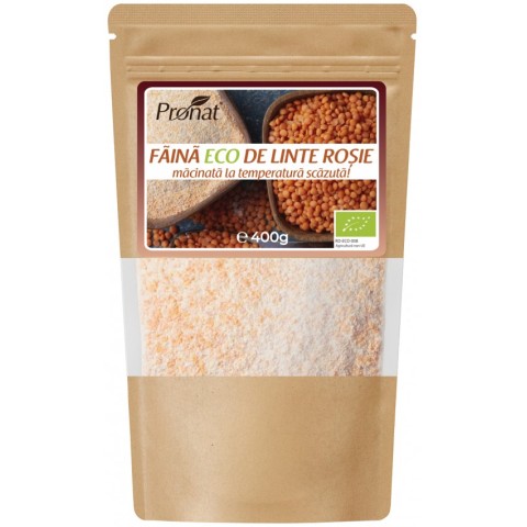 Premixuri, Faina bio de linte rosie 400g, biomag.ro