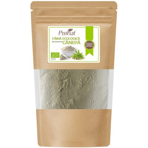 Pronat Zipp Pack, Faina bio din seminte de canepa, 500g, biomag.ro