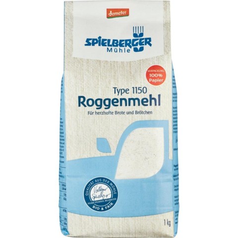 Pagina 2 Faina bio si gris, Faina de secara tip 1150 demeter - 1 kg, biomag.ro