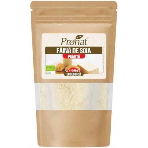 Faina, Faina de soia bio, prajita, 500g, biomag.ro