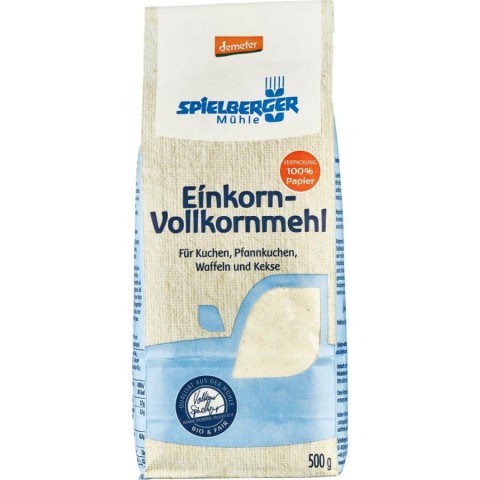 Faina bio si gris, Faina integrala de einkorn demeter - 500 g, biomag.ro