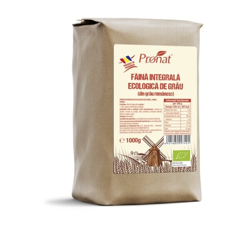 Faina, Faina integrala de grau bio, 1kg, biomag.ro