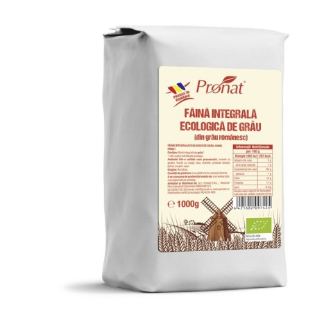 Faina, Faina integrala de grau bio, 1kg, biomag.ro