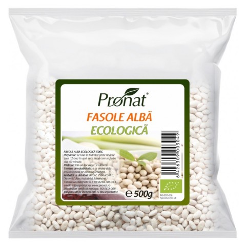 Pagina 4 Leguminoase, Fasole alba bio, 500g, biomag.ro