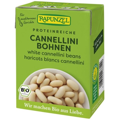 Rapunzel, Fasole alba cannellini bio  - 380 g, biomag.ro