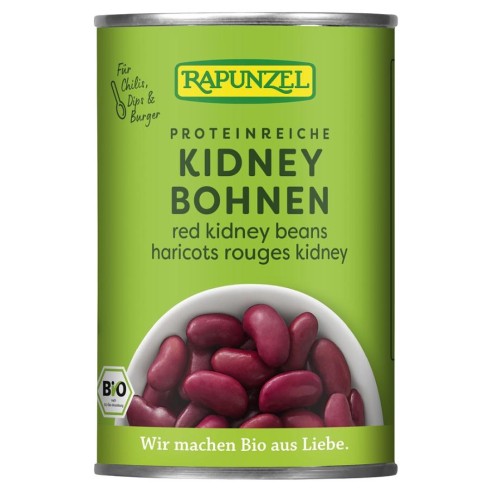 Fasole kidney bio rosie la conserva - 400 g