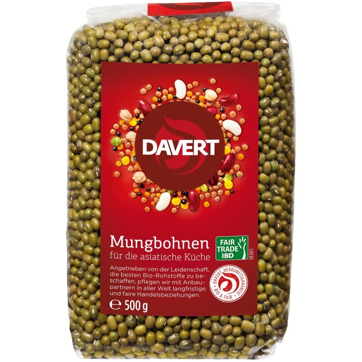 Fasole mung bio - 500 g  - Biomag.ro