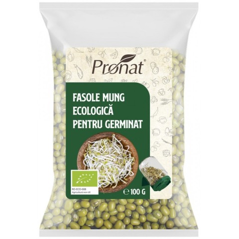 Pagina 3 Traieste sanatos, Fasole mung bio pentru germinat, 100g, biomag.ro