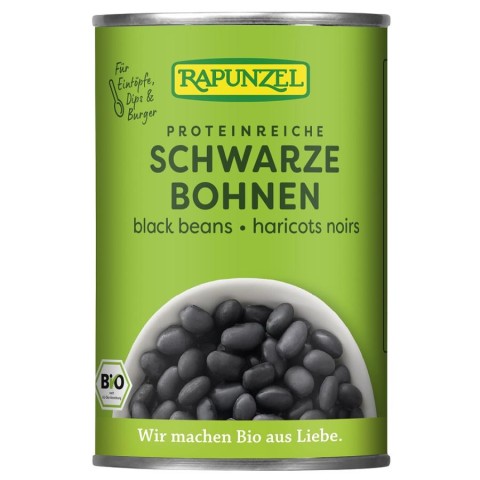 Legume bio in conserva, Fasole neagra la conserva - 400 g, biomag.ro