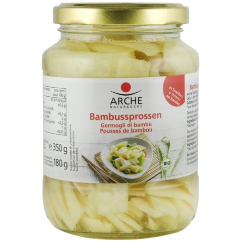 Arche Naturküche - Asia, Felii de bambus bio in saramura, 350g, biomag.ro