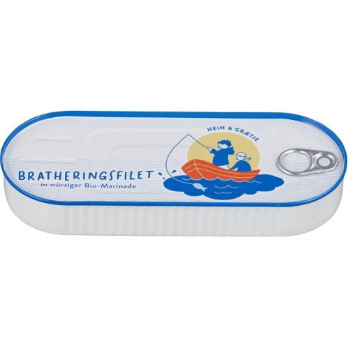 File de hering prajit cu marinata bio - 325 g