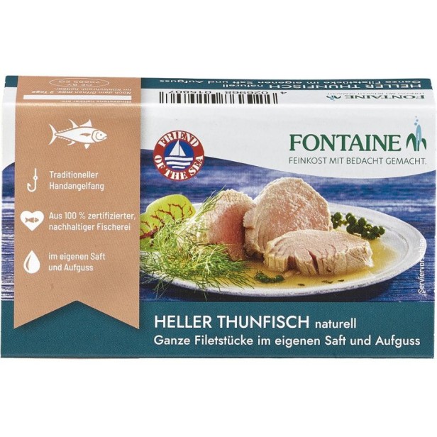 File de ton alb natur - 120 g