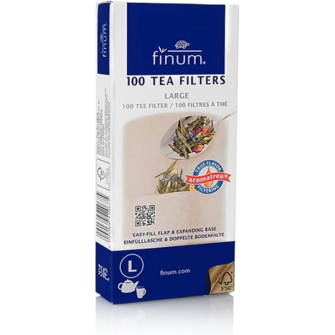 Diverse, Filtre pentru ceai, marimea l, maro, 100 buc, riensch&, biomag.ro