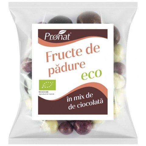 Pagina 2 Ciocolata bio, Fructe de padure bio in mix de ciocolata, 100g, biomag.ro
