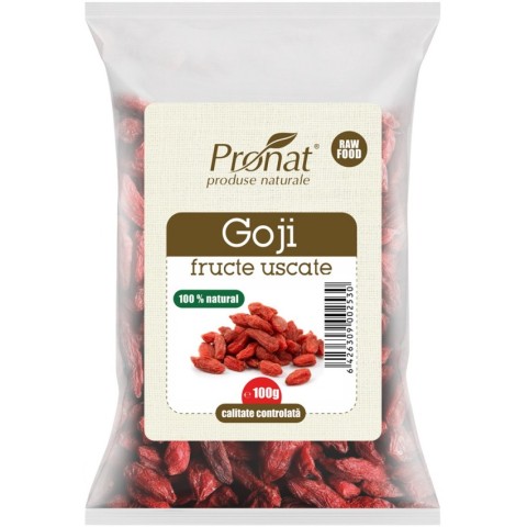 Fructe uscate, Fructe goji natur, 100g, biomag.ro
