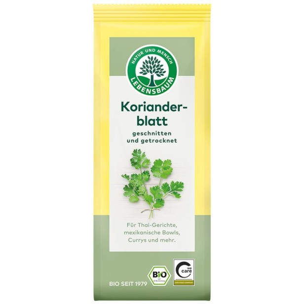 Frunze bio de coriandru taiate si uscate - 12.50 g