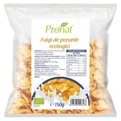 Fulgi de porumb bio, 150g