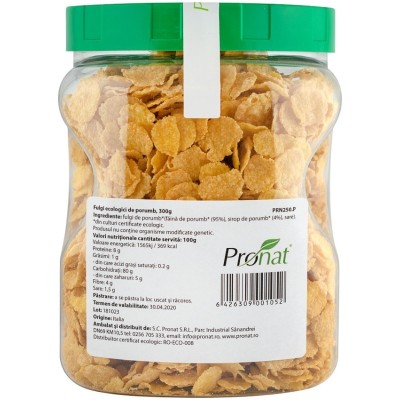 Fulgi de porumb bio, 300g