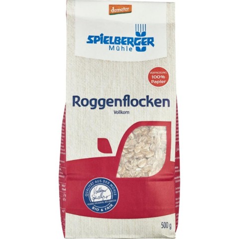 Pagina 2 Fulgi din cereale bio, Fulgi bio de secara integrali demeter - 500 g, biomag.ro