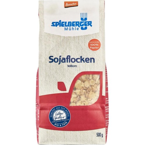 Fulgi de soia demeter - 500 g